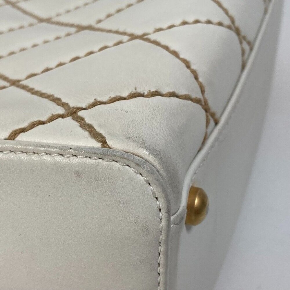 CHANEL CC CC Mark bag Wild stitch Vintage Mini Duffle Bag Shoulder Bag Hand Bag - Picture 10 of 16